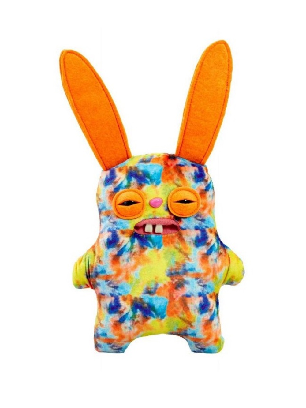 FUGGLER Laboratory Misfits 9 in Plush - RABID RABBIT, Orange, Yellow, Blue, NIB